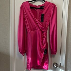 NWT lulus Hot Pink Dress